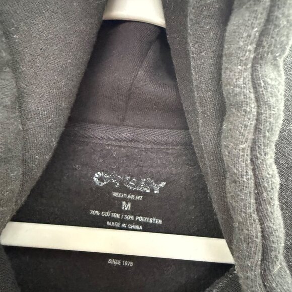 Oakley Pro AM Golf Black Pullover Sweatshirt Hoodie Mens size Medium - Picture 2 of 11